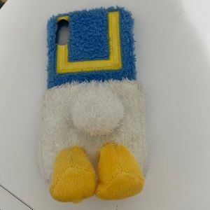 iphone X Duck Fluffy Phone Case 🦆